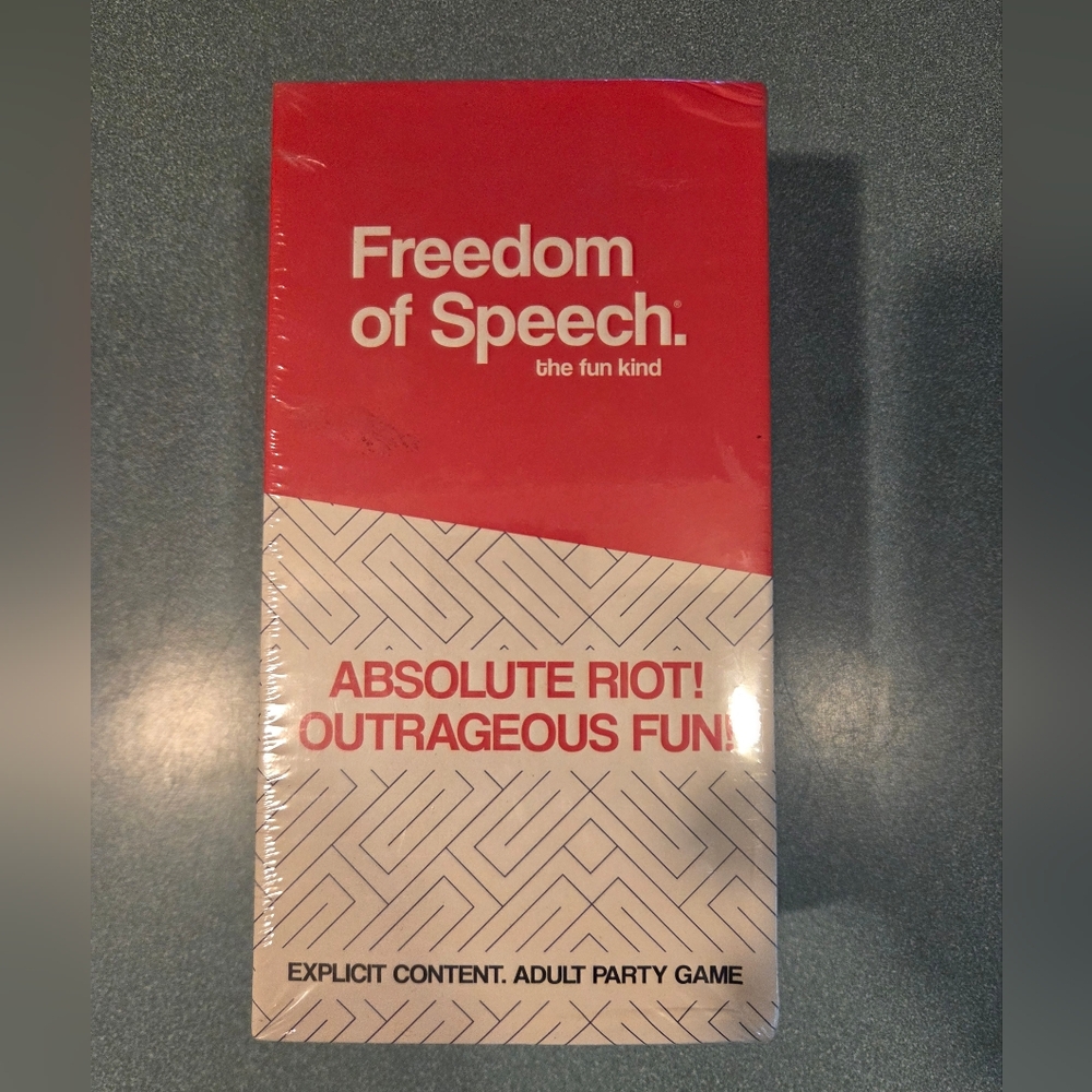 Freedom of Speech - Bachelor & Bachelorette Cards for Party & Game Night, NEW